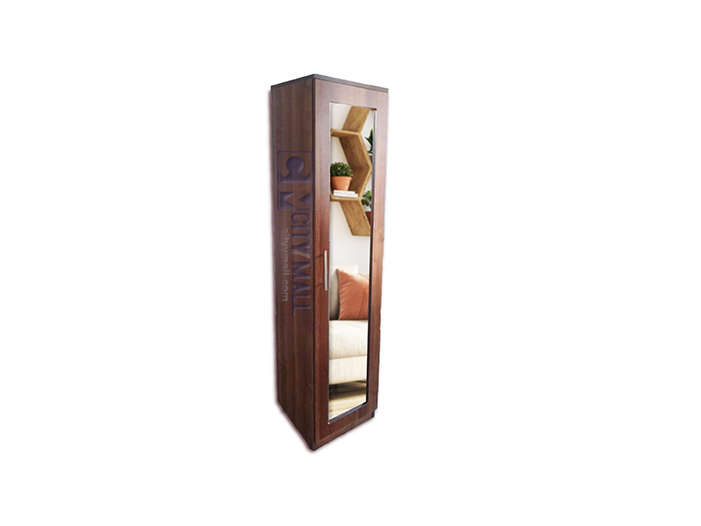 Furniture - Modern wood wardrobe closet with mirror