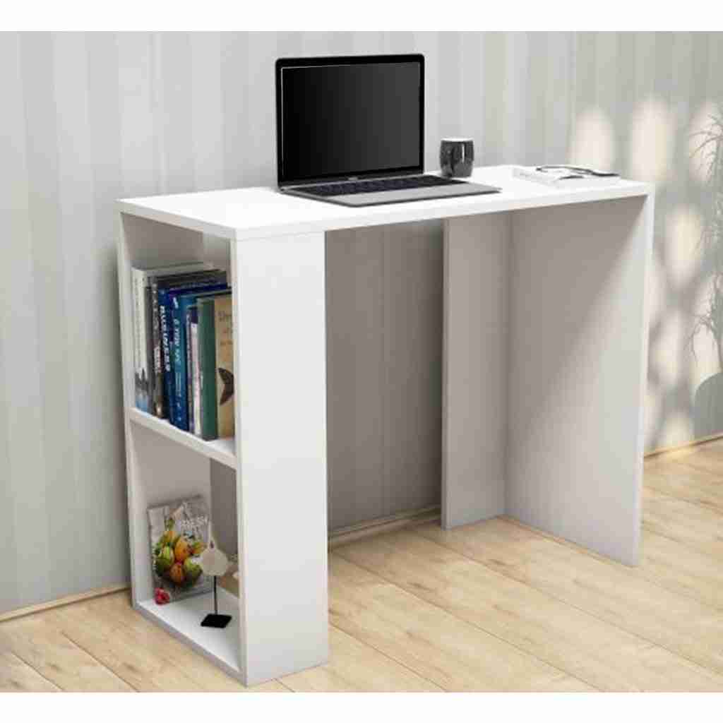  Office furniture- wood desk with side shelves 120*50*75