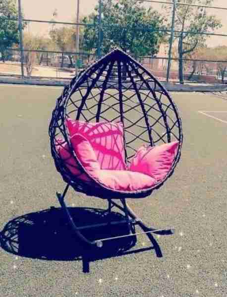 Swing Chair - كرسي هزاز راتان لوزن 120ك