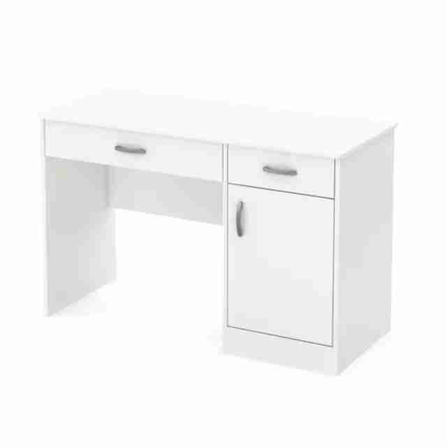 مكتب خشب 120سم - Modern desk White