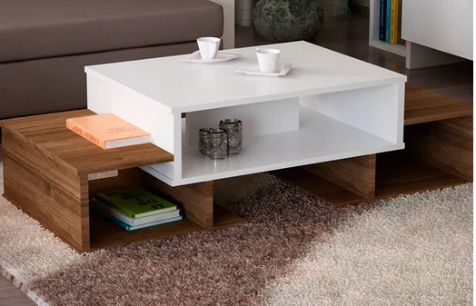 wood side table-ترابيزة جانبية تصميم مودرن