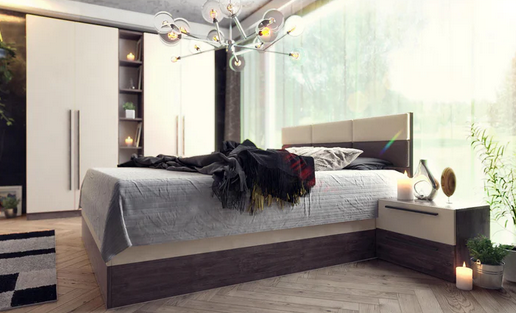 غرفة نوم خشب - Wood Bed Room