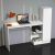 Office furniture- wood desk with storage unit & shelves 150*50*120