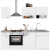 Modern Kitchen Storage Units -White- CM-KU14