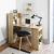 Study wood desk  120*50*75 with side shelve – hfd29