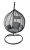 Swing Chair – كرسي ارجوحة لوزن 150ك-CM-RF02